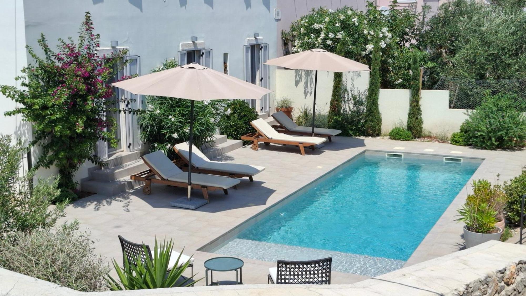 Villa Mira With A Heated Pool And A Sea View Божава Экстерьер фото